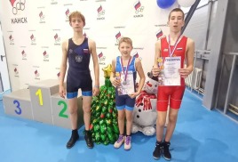 Первенство города Канска по греко-римской борьбе среди юношей на призы "Новогодней елки"