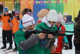 Соревнования по зимнему биатлону